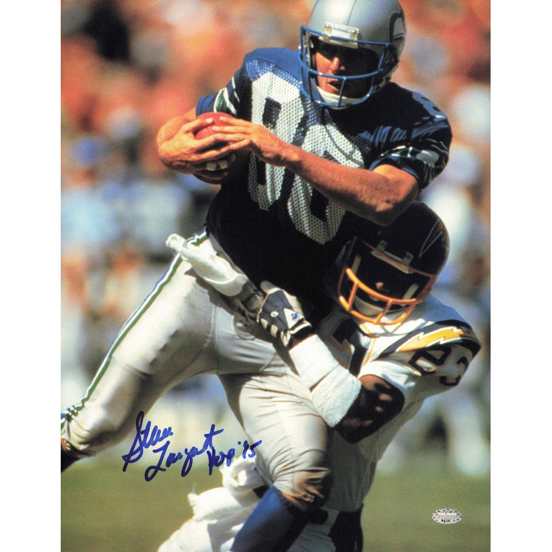 Steve Largent Autographed 11×14 Photo Seattle Seahawks HOF 95 MCS Holo #64177