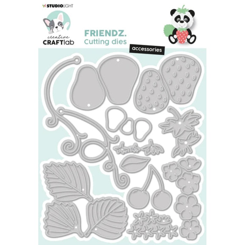Studio Light Cutting Die Strawberries Accessoires Friendz 133x114x1mm 11 PC nr.478