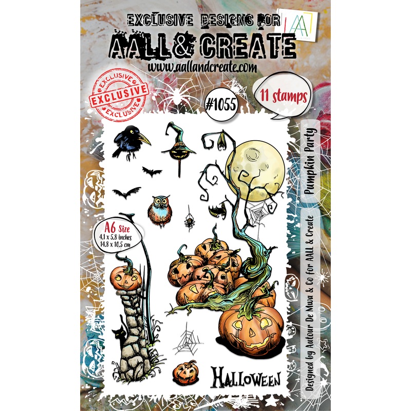 #1055 – A6 Stamp Set – Pumpkin Party