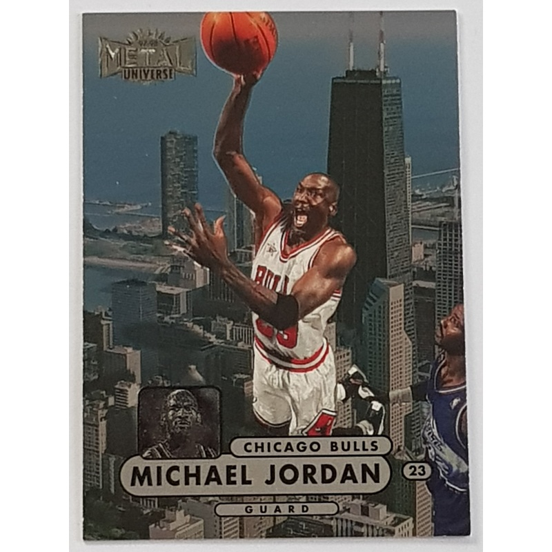 1997-98 Fleer Metal Universe Championship Michael Jordan #23 Trading Card