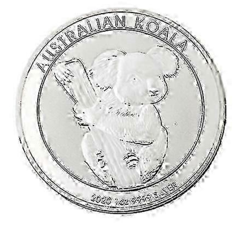 2025 Koala 1 oz Silber 2020 Australien 1 Dollar Silber ST / BU+