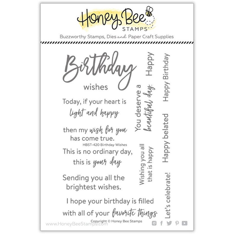 Birthday Wishes – 4×6 Stamp Set