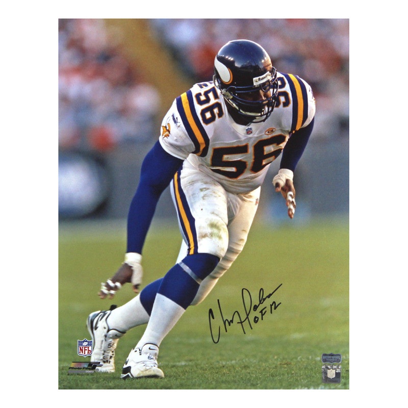 Chris Doleman Signed Minnesota Vikings 16×20 NFL Photo with HOF Inscription