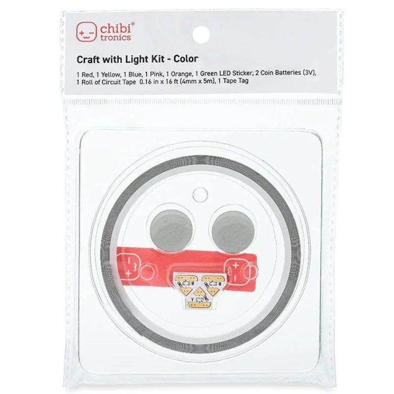 Craft with Light Kit – Color Lights – by Chibitronics – Create A Light Up Card!