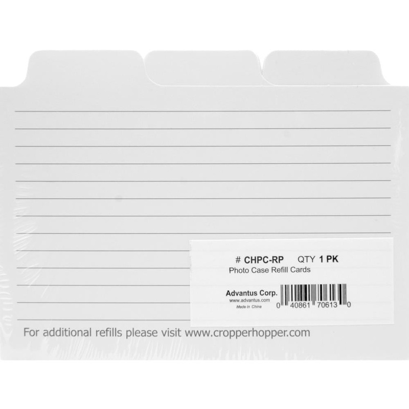 Cropper Hopper Photo Case Refill Cards 12/Pkg