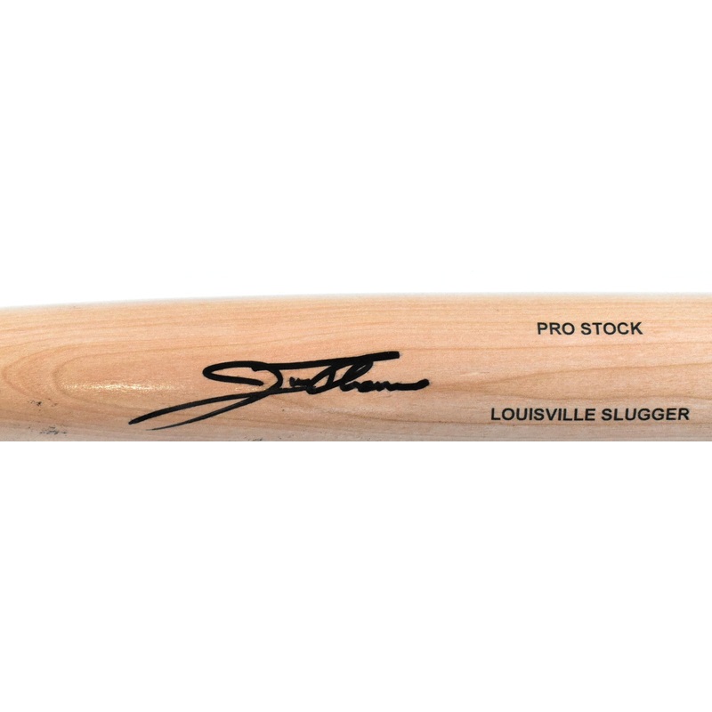 Jim Thome Signed Blonde Louisville Slugger Pro Baseball Bat-Beckett W Hologram