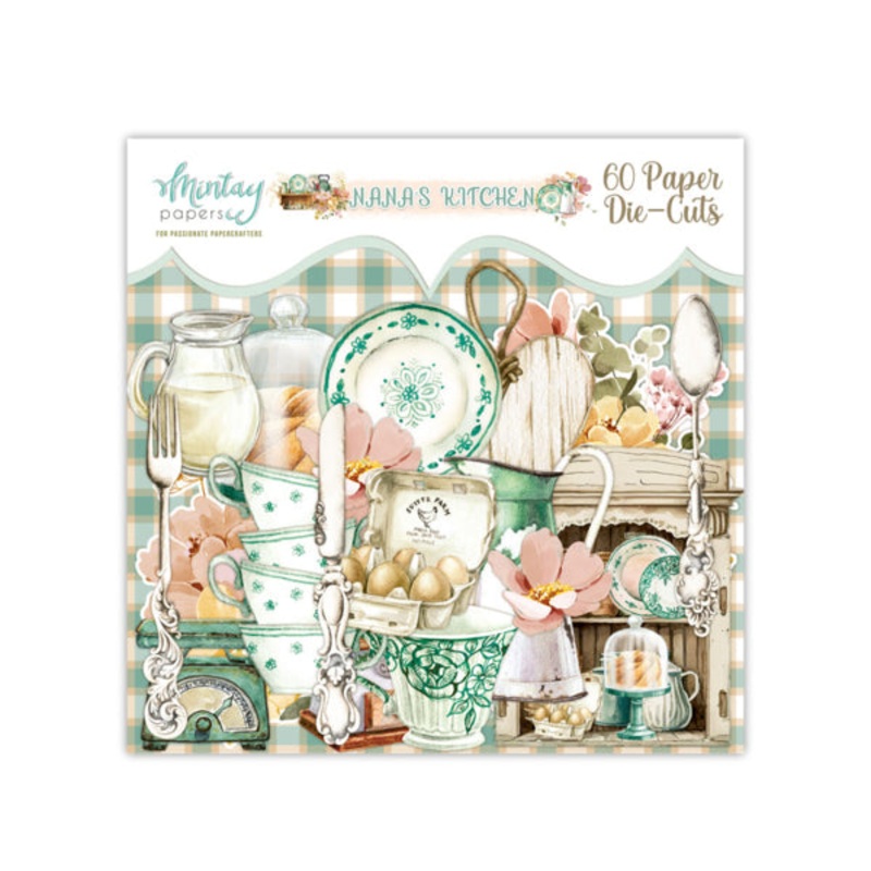 Mintay Papers PAPER DIE-CUTS – NANA’S KITCHEN, 60 PCS
