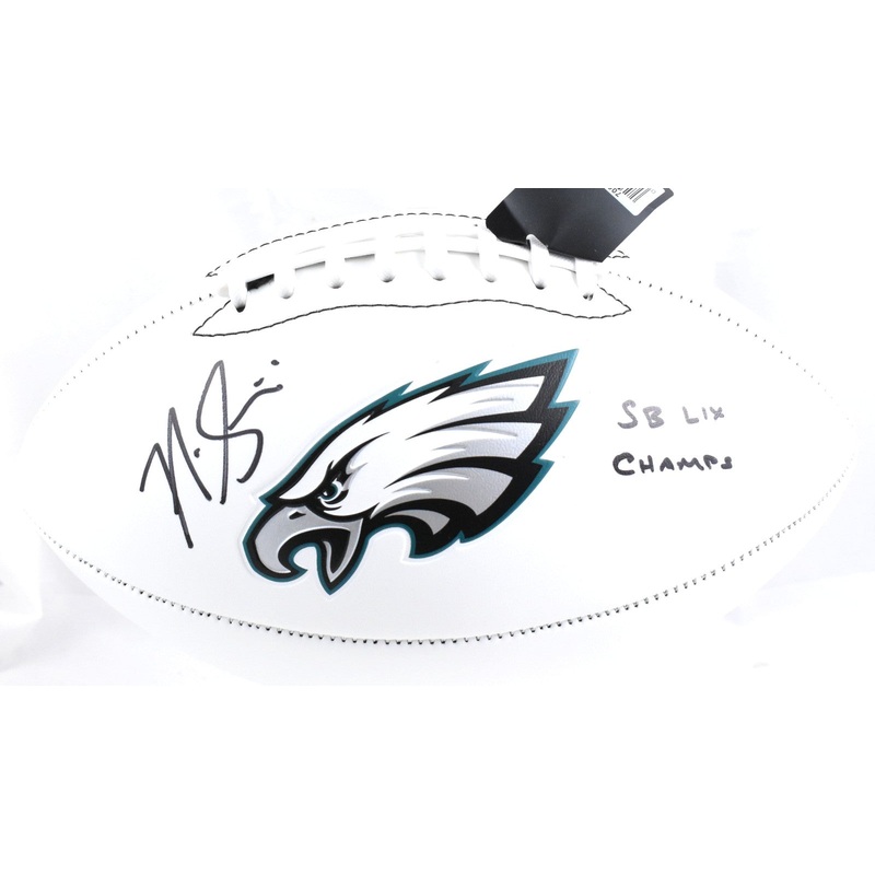 Nick Sirianni Signed Philadelphia Eagles Logo Football SB Champs Beckett W Holo