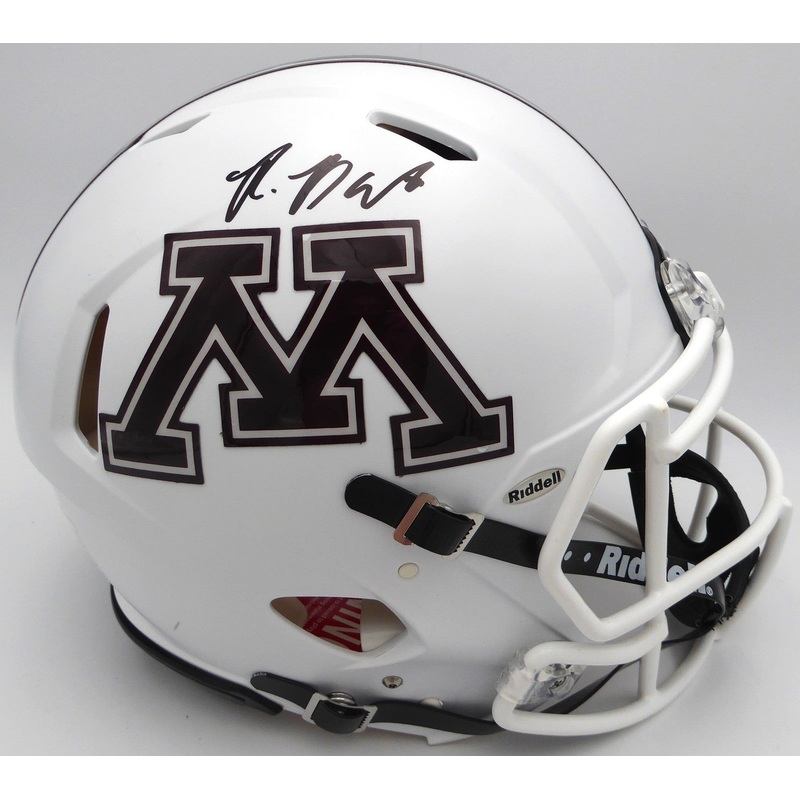 Rashod Bateman Autographed Authentic Full Size Helmet Minnesota Fanatics Holo NB