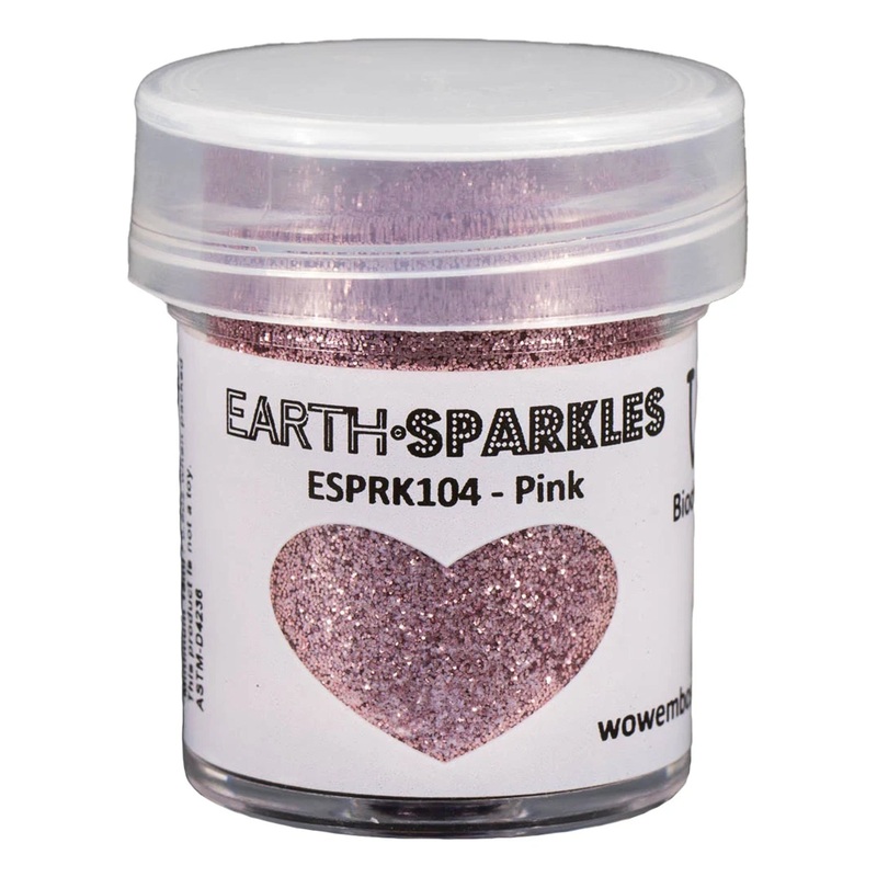 WOW! Embossing Earth Sparkles Glitter 15ml – Pink