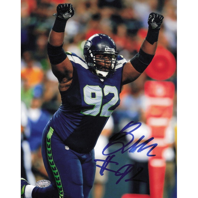 Brandon Mebane Autographed Signed 8×10 Photo Seattle Seahawks MCS Holo #63325