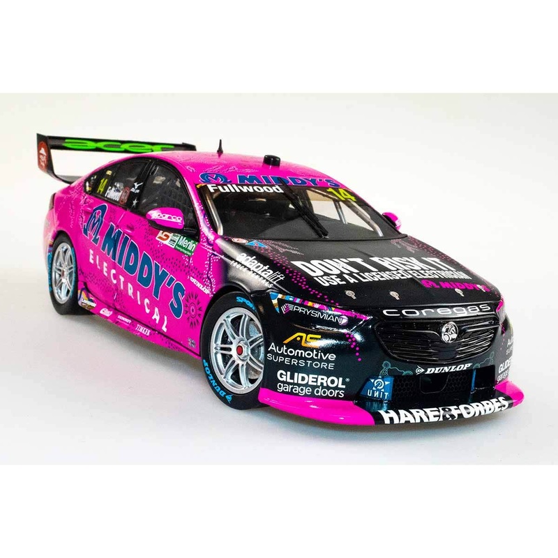 HOLDEN ZB COMMODORE – BJR – FULLWOOD #14 Middy’s Electrical – 2022 Merlin Darwin Triple Crown – Race 18 – 1:43 Scale Diecast Model Car