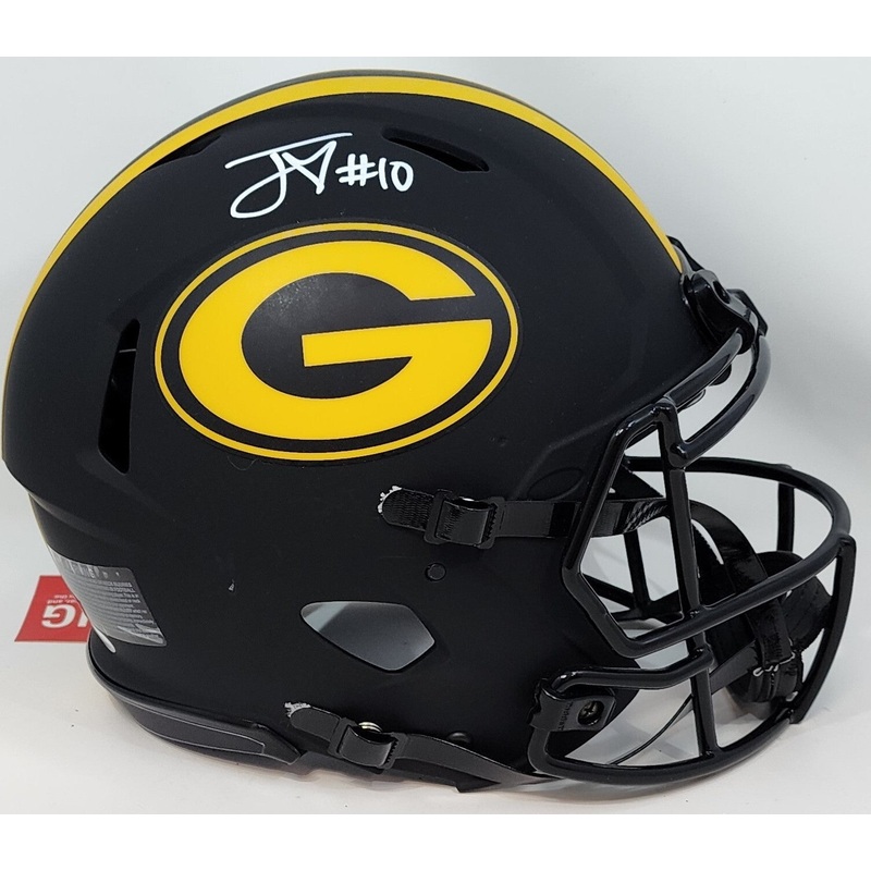 Packers QB JORDAN LOVE Signed Full Size ECLIPSE Authentic Speed Helmet AUTO BAS