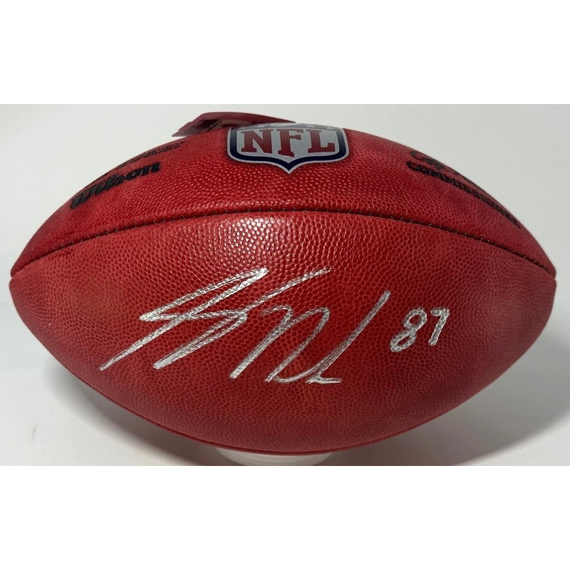 Packers SB Champ JORDY NELSON Signed Authentic Wilson Duke Football AUTO – BAS