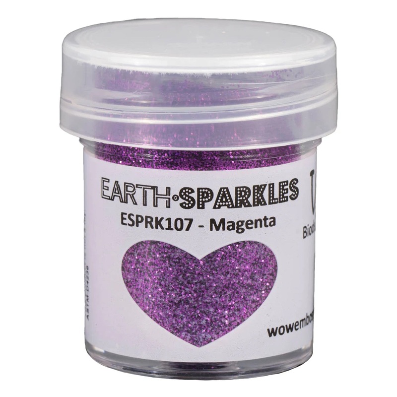 WOW! Embossing Earth Sparkles Glitter 15ml – Magenta