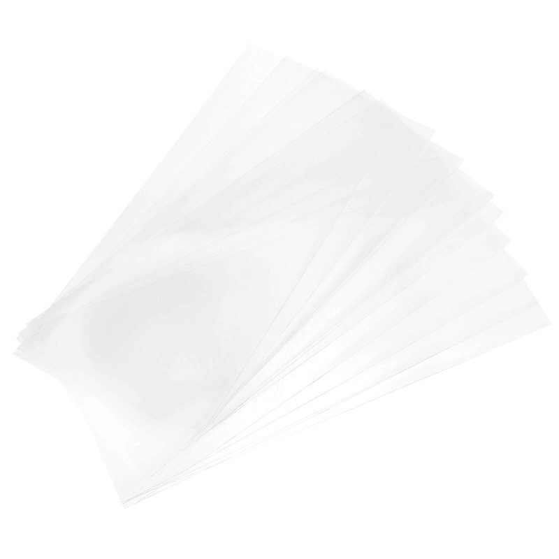 100pcs Transparent Bill Money Bags Banknotes Holders Commemorative Banknote Sleeve Bags