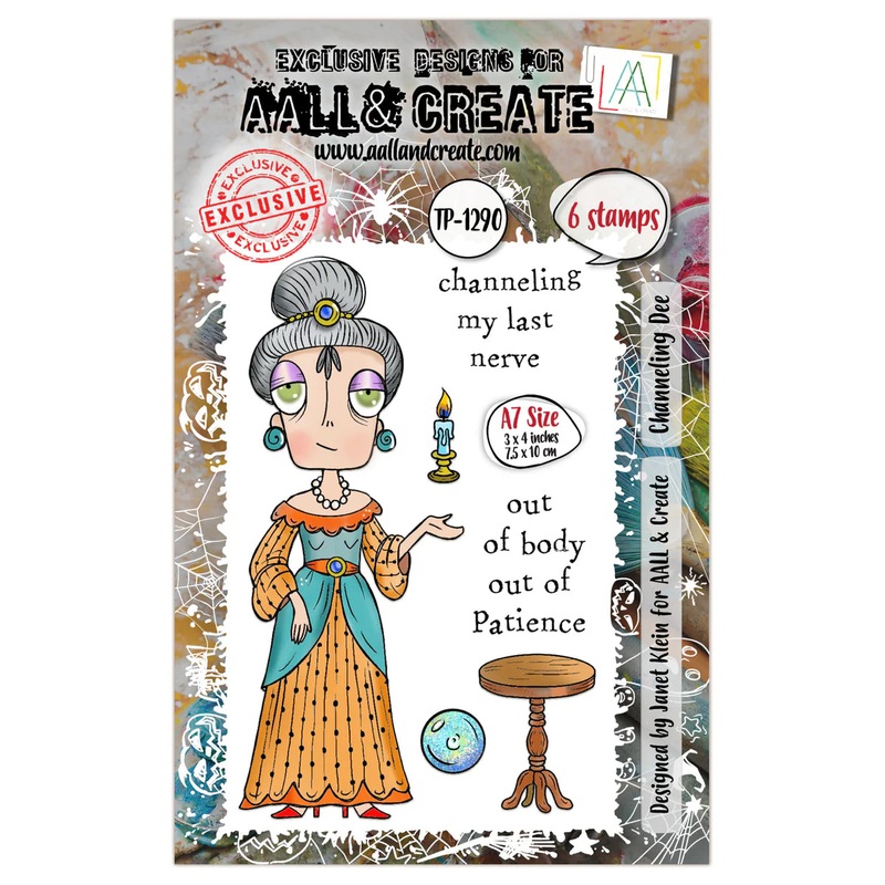AALL and Create – A7 Stamp Set – Channeling Dee