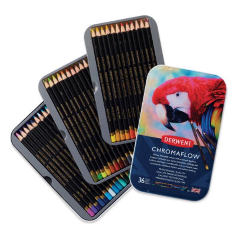 Derwent Chromaflow Pencil Sets, 36-Pencil Set