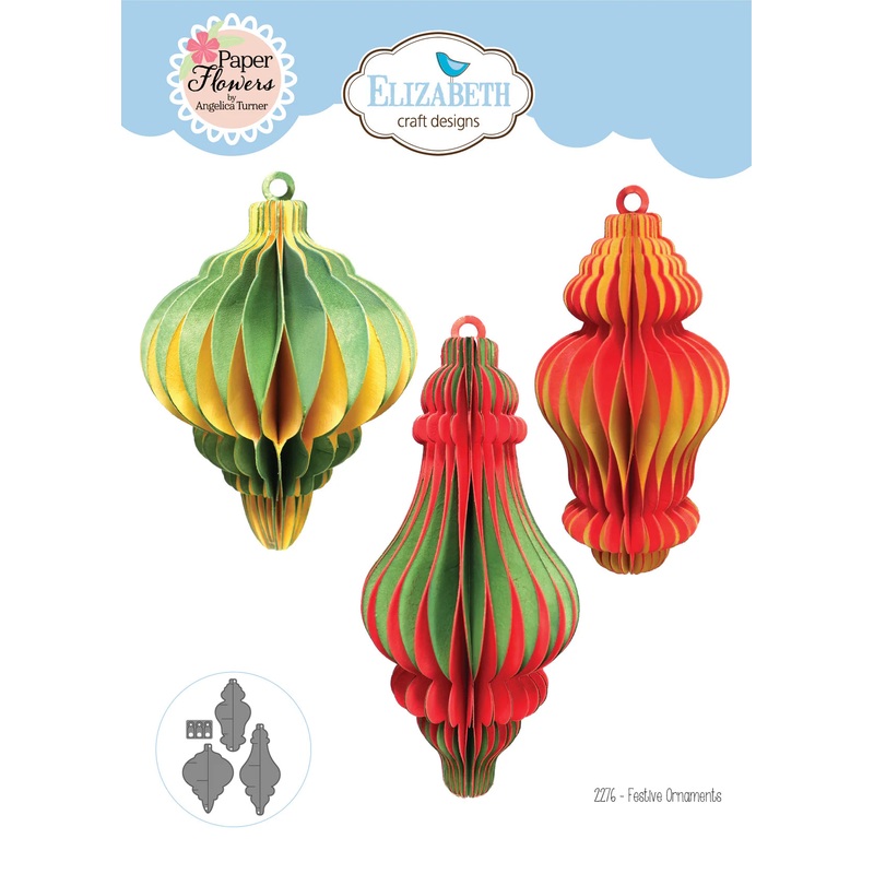 Elizabeth Craft – Festive Ornaments dies