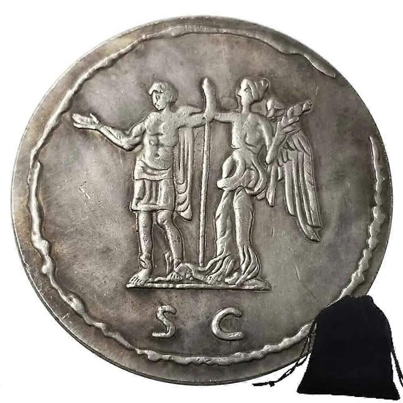Great Roman Coin Philosopher King Coins Roman Empire Coins Lucky Commemorative Coin Discover History Ancient Coin+Gift Bag