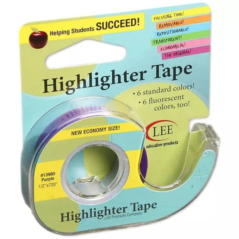 Highlighter Tape – Fluorescent Purple .5 x 720
