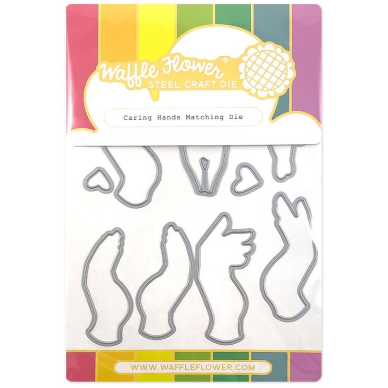 Waffle Flower Die Caring Hands Matching