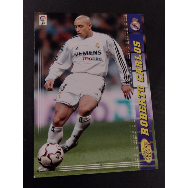 2004-05 Panini Mega Cracks La Liga Roberto Carlos #171 Trading Card