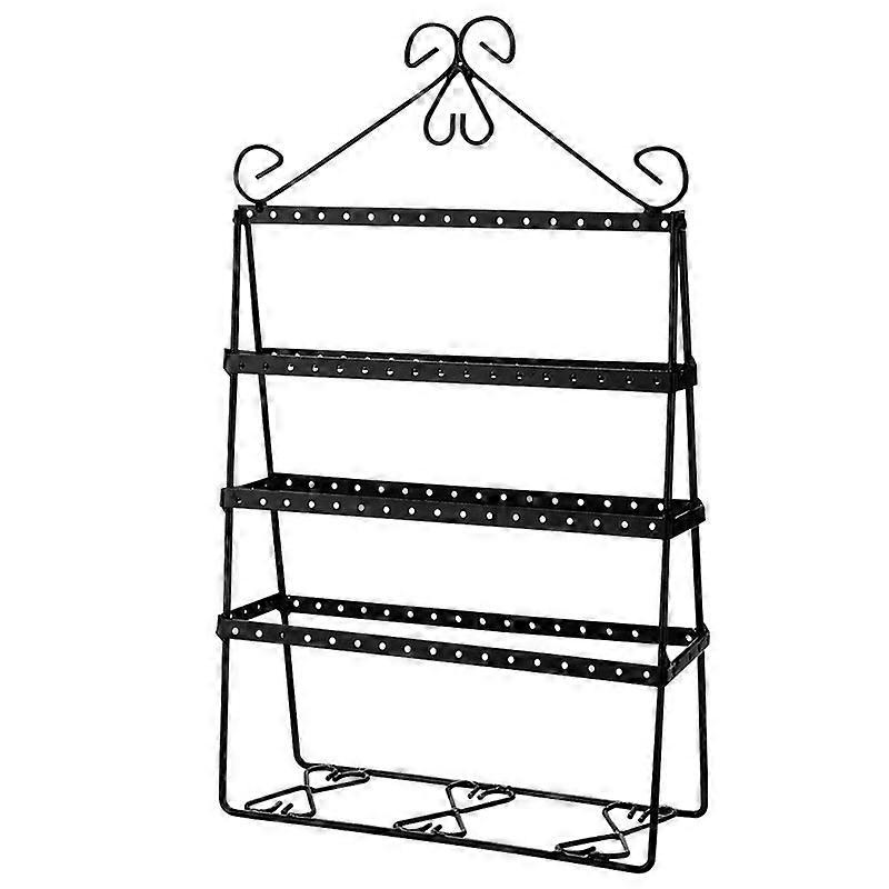 4 Layer Holes Double-side Earring Holder Stand Jewelry Display Stand Rack Shelf KAESI