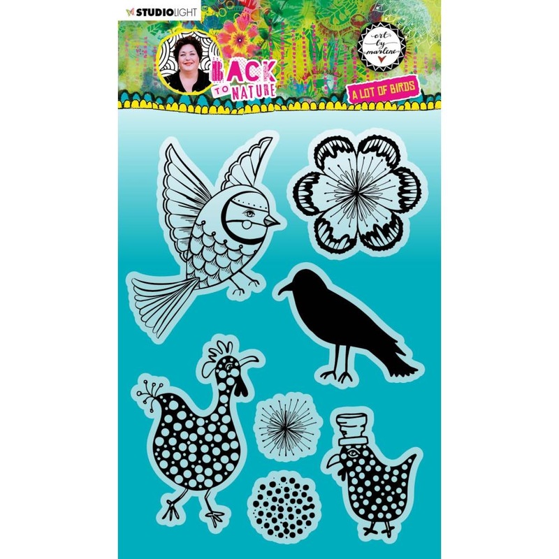 Art By Marlene Back To Nature Clear Stamps A Lot Of Birds