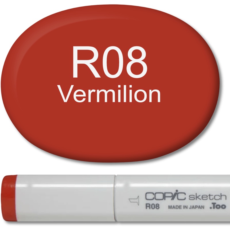Copic Sketch Marker – R08 Vermillion