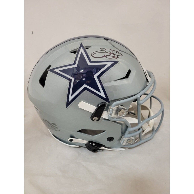 EMMITT SMITH SIGNED DALLAS COWBOYS SPEEDFLEX AUTHENTIC HELMET PROVA