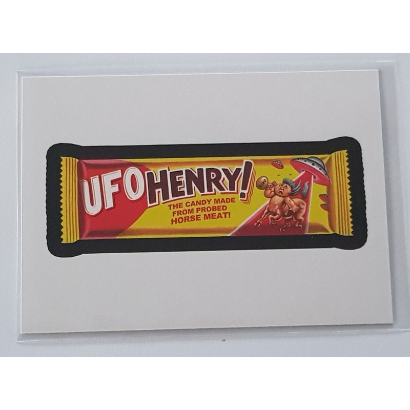 Garbage Pail Kids Intergoolactic Mayhem ‘Wacky Packages Planetary Provisions’ UFO Henry! #WP-4 Insert Card