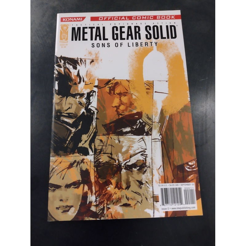Metal Gear Solid Sons of Liberty #0 NM