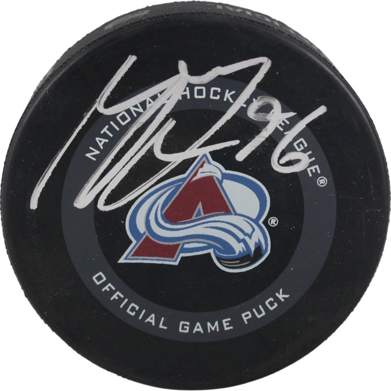 Mikko Rantanen Autographed Colorado Avalanche Logo Puck Fanatics 36927