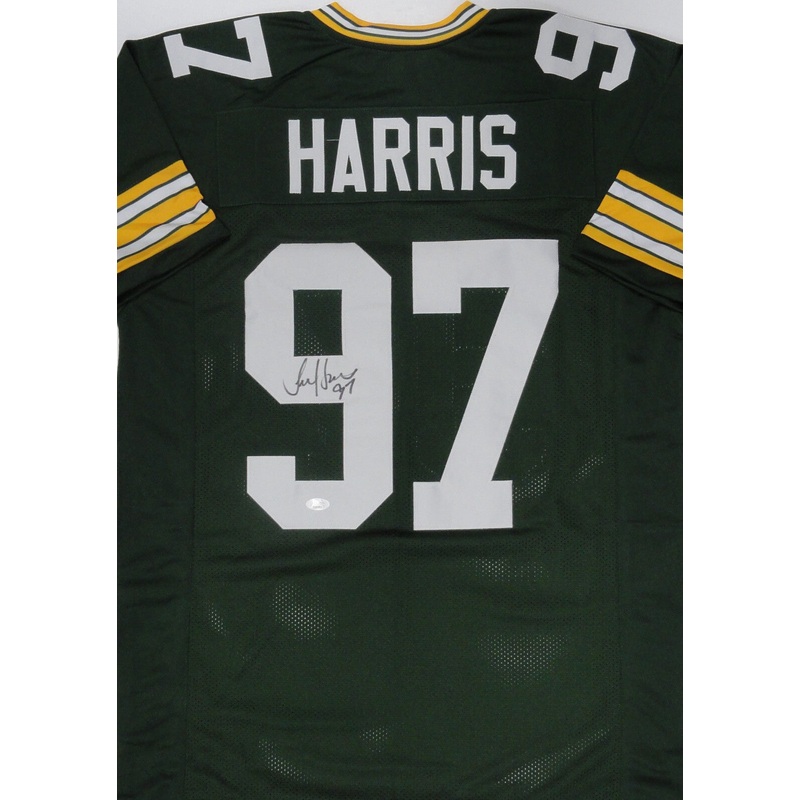 Packers Pro Bowl Linebacker TIM HARRIS Signed Custom Replica Jersey AUTO – JSA