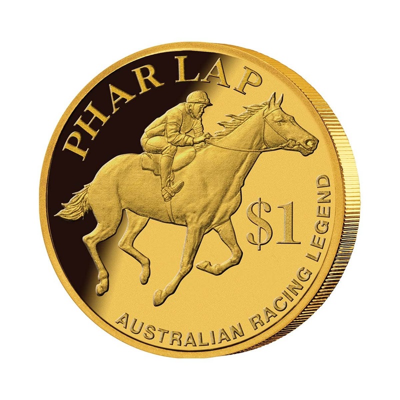 Pharlap 2017 $1 Gold Proof Coin