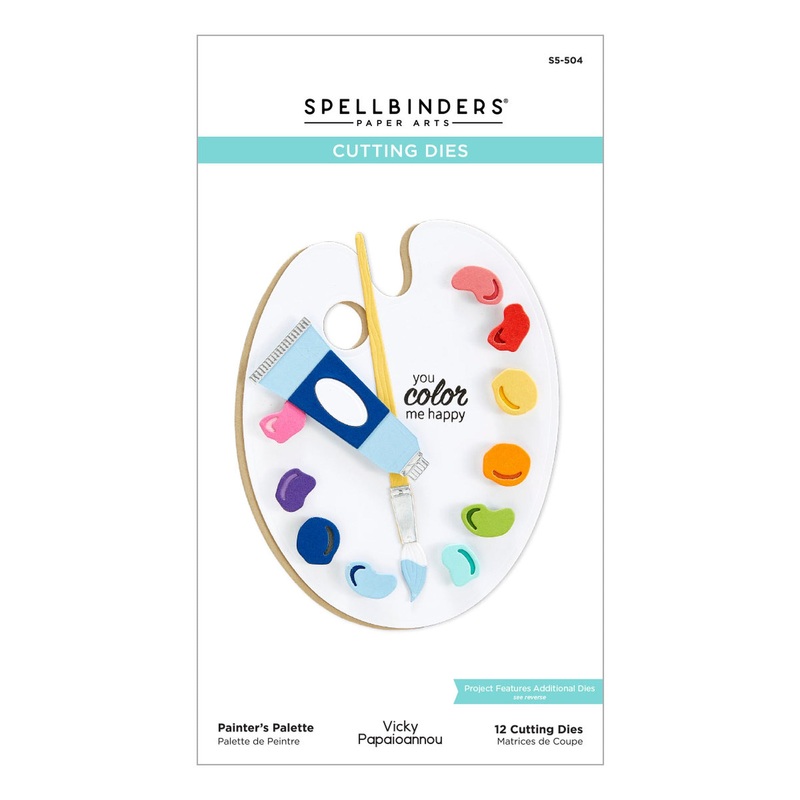 Spellbinders Painter’s Palette Etched Dies from the Paint Your World Collection