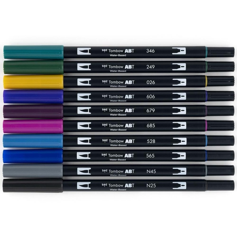 Tombow Dual Brush Pens 10/Pkg Bohemian
