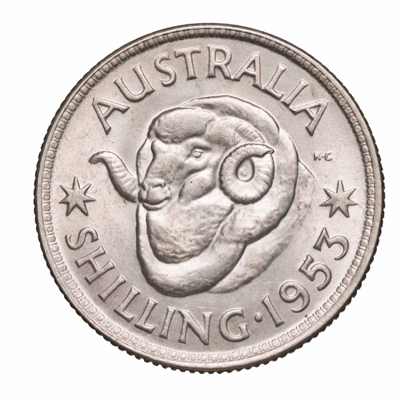 1953 Shilling Uncirculated