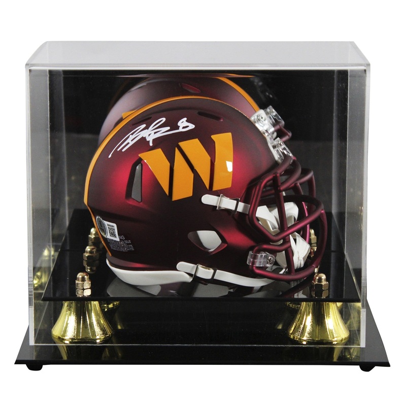 Commanders Brian Robinson Jr. Signed Speed Mini Helmet W/ Case BAS Witnessed