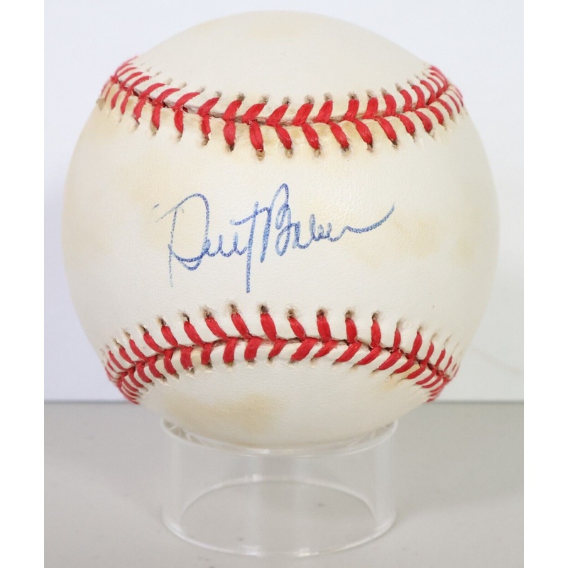 Dusty Baker Autographed Official National League Baseball JSA COA