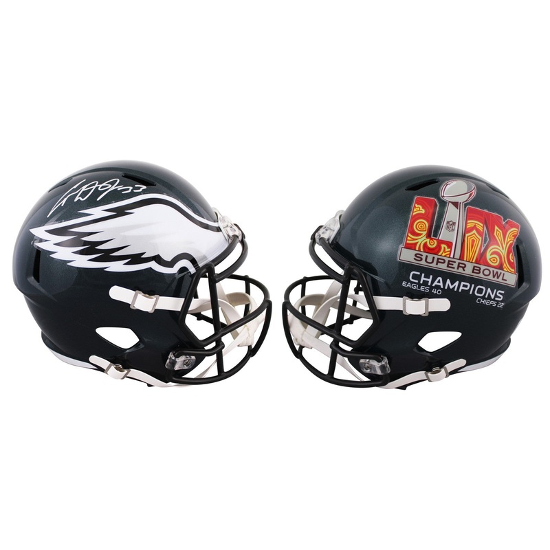 Eagles Cooper DeJean Signed Super Bowl LIX Champs F/S Speed Rep Helmet Fanatics
