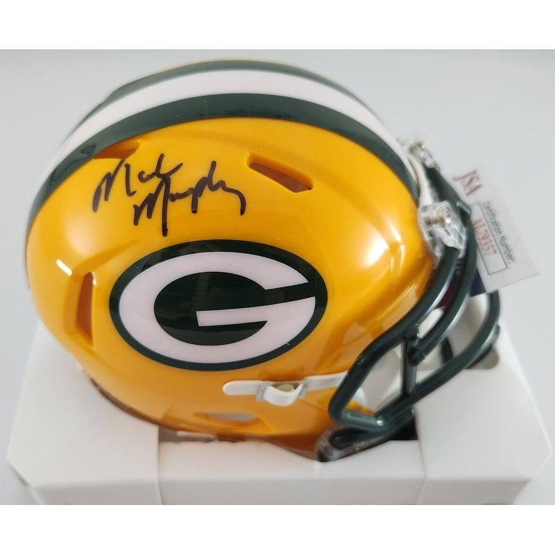 Packers President MARK MURPHY Signed Riddell SPEED Mini Helmet AUTO – JSA