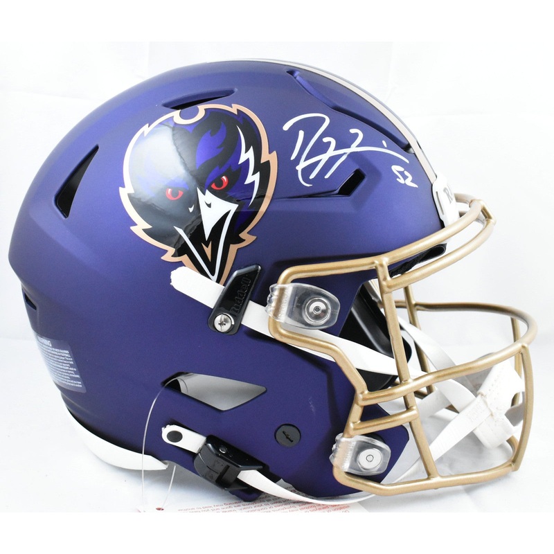 Ray Lewis Signed Baltimore Ravens F/S ALT 24 Speed Flex Helmet – Beckett W Holo