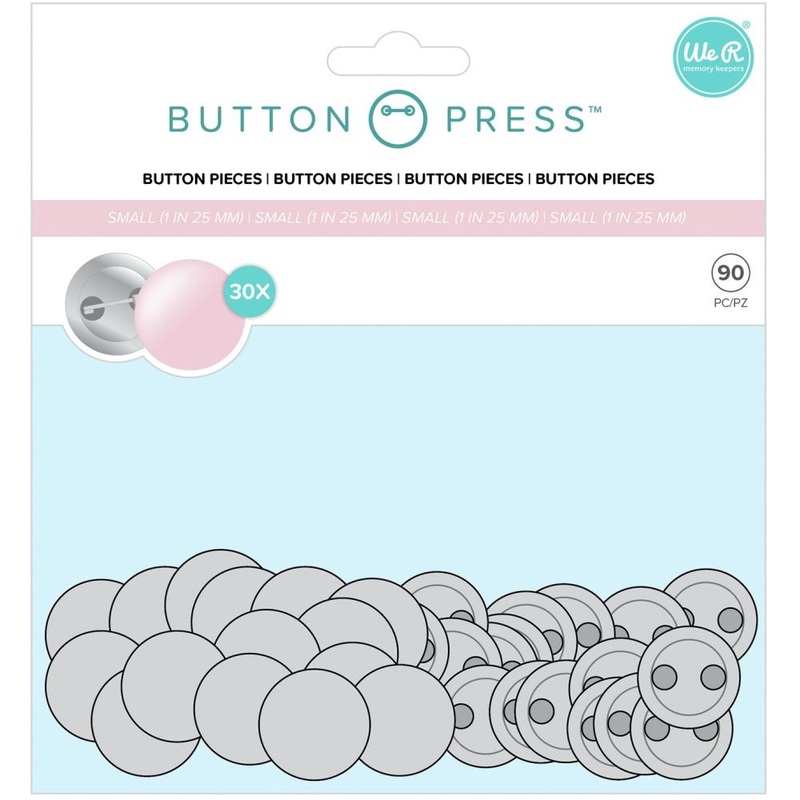 We R Memory Keepers Button Press Refill Pack 30/Pkg Small (25mm)