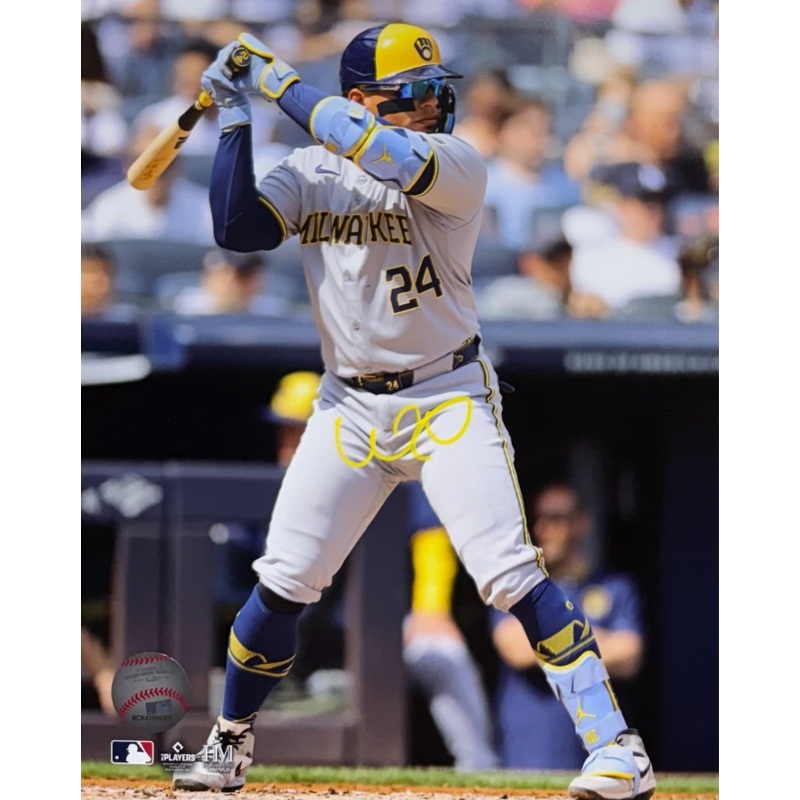 WILLIAM CONTRERAS – Milwaukee Brewers – Signed 8×10 Photo #12 AUTO