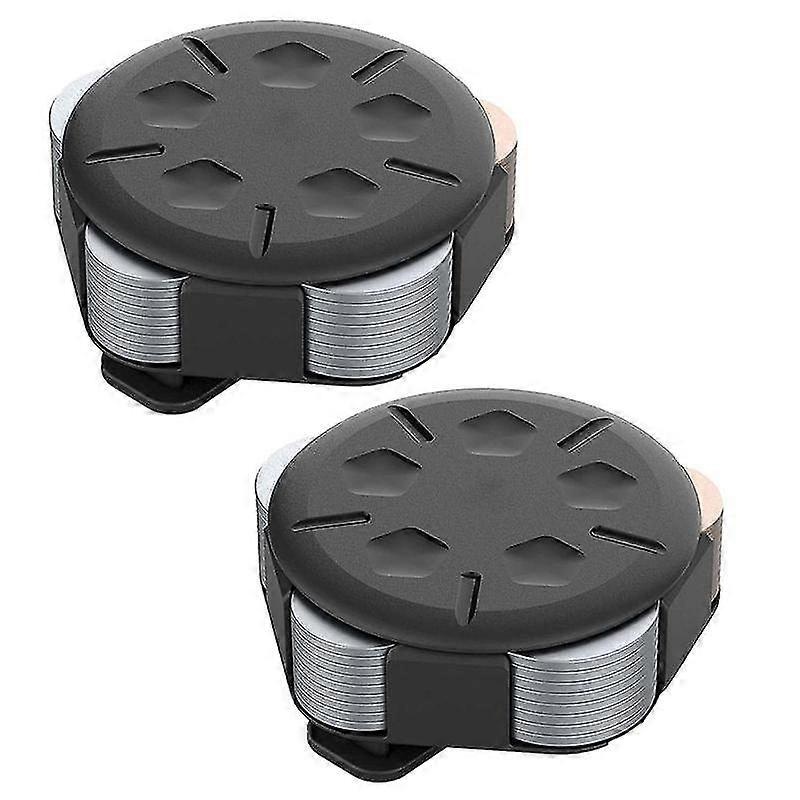 2 Pack Coin Dispenser – Portable Coin Case With Clip, Change Holder Minimalist Coin Collection Wall
