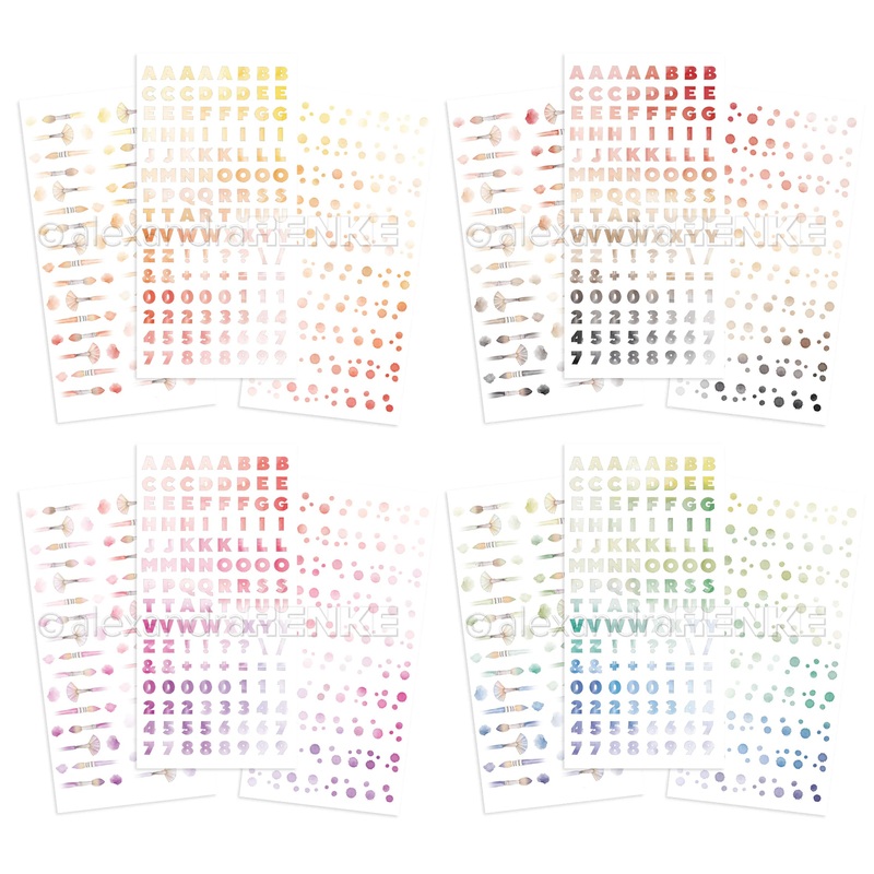 Alexandra Renke Rub-On Colour Magic Collection