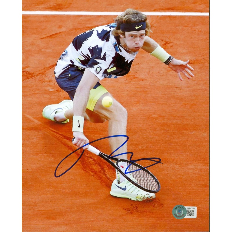 Andrey Rublev Authentic Signed 8×10 Photo Autographed BAS #BH027589