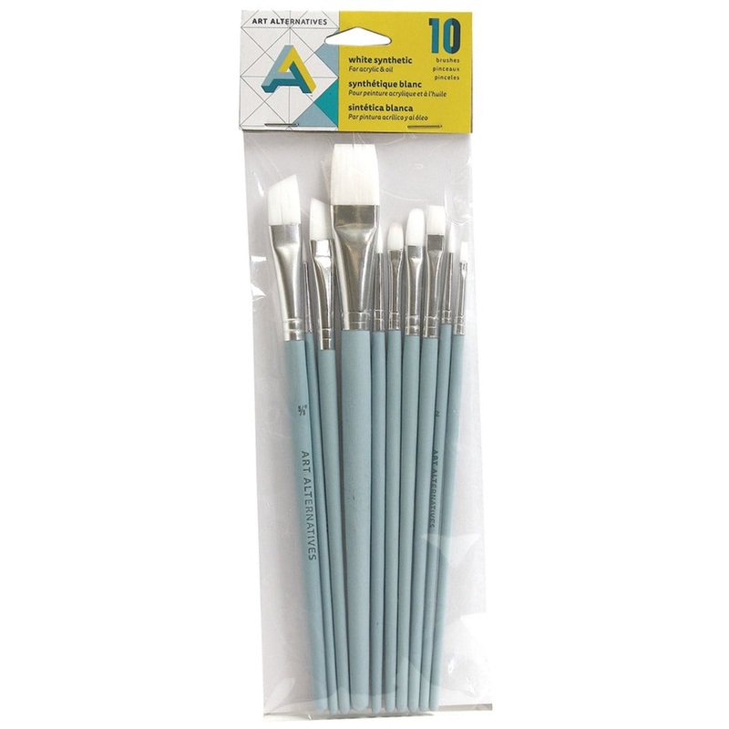 Art Alternatives Acrylic & Oil Brushes (10pk)